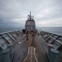 美國第七艦隊通過台灣海峽　美軍照片曝光