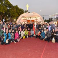 台灣燈會宗教燈區  靜宜大學主顧聖母堂發光