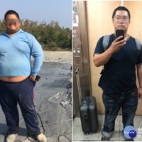 不靠藥物與手術　胖男2年甩掉44.5公斤