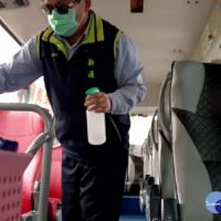 竹縣快捷公車、高鐵、計程車全面消毒　搭乘公眾運輸好安心