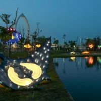 台灣燈會動物燈組轉移豐原葫蘆墩及水湳中央兩公園展出