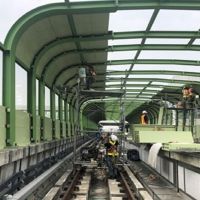 台中捷運綠線減少噪音隔音牆將提前6月底完工