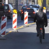 德國柏林寬版車道 自行車保持社交距離