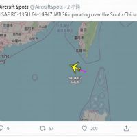 10天內第8次　美軍電偵機又現蹤台灣南部海域