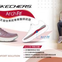 久站久走腿不酸  SKECHERS這一款Arch Fit將挑戰最強足弓支撐力！