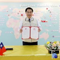 台南又多一國際夥伴　黃偉哲簽署與西柯紋納市互為友誼城市意向書