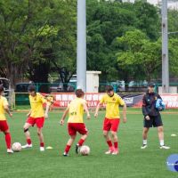 台灣木蘭足球聯賽　鄭文燦為桃園國際女子足球隊加油