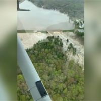 密西根州兩水壩潰決 城鎮恐泡1層樓高深水