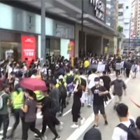 反港版國安法！香港大批民眾上街示威 港警逮捕超過百人