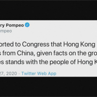 中將表決港版國安法　美國務卿認定香港不再有自治