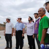 視察出海道路、王功漁港環境營造及清淤工程　王惠美指示如期如質完工