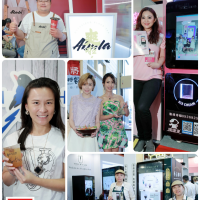 王瞳、黃瑄力挺出席台北連鎖加盟展《PinCha（品茶）》 、《阿不拉紅茶專賣店》、《阿里來新智能冰淇淋機》、《TOUCH CAFE》掀起加盟新活力
