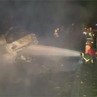 疑超速失控！台東「公主道」火燒車釀兩死