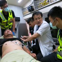 救護車加裝企業捐贈心電圖儀　一個月救3名患者