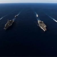 嚇阻中國軍武？美國南海啟動雙航艦作戰