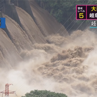 日本暴雨釀56死 長野岐阜5級大雨特別警報