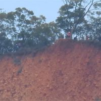 苗栗火炎山斷崖曾有警摔落 遊客玩命爬樹拍照