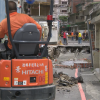 快新聞／永和建築工地外路基塌陷5公尺、百餘居民疏散