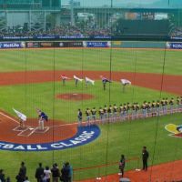 中華職棒在台中市洲際棒球場新人選秀會