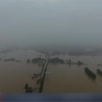湖北土石流民宅塌 史河倒灌淹沒8甲地