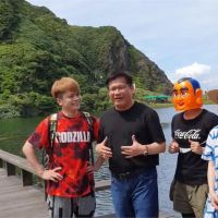 龜山島有「龍」！林佳龍、蔡阿嘎登島拍宣傳片