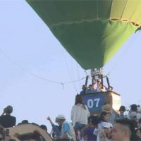 離開地球表面！林智堅、 饒慶鈴共搭熱氣球 為2020台灣設計展尋靈感