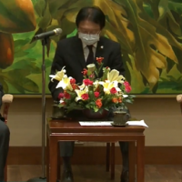 快新聞／接見日本前首相森喜朗 蔡英文讚：他是一位「人情家」