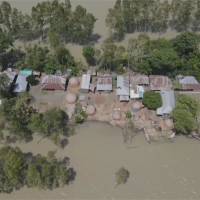 孟加拉淹大水 200死1/3國土沒入水中