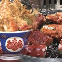 日式餐飲推極上天丼 帝王蟹、穴子魚一次吃