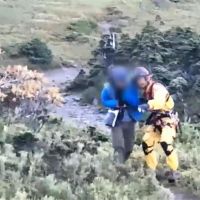 男獨攀南湖大山高山症發作 空勤總隊直升機救援