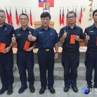 秋節鼓勵與祝福　台西警友頒獎表揚績優員警