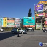 因應雙十連假　龍潭警規劃遊樂區周邊交通疏導