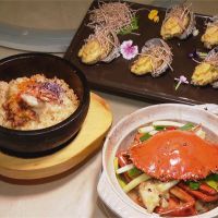 中西合併創意料理 中式海膽燉飯滋味獨特