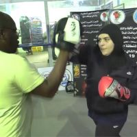 利比亞女性防身練拳 竟變搏擊職業選手