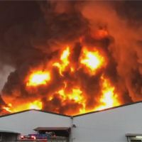 內埔回收廠大火 火燒近6小時才撲滅