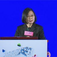 快新聞／全球企業永續論壇 蔡英文：將台灣經驗積極與世界交流