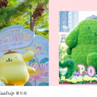 超Q布丁狗現身花海!「士林官邸菊展」期間限定,快來一起拍照打卡賣萌