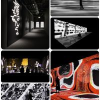 《單位展》「AUDIO ARCHITECTURE:聲音的建築展」中村勇吾 X 小山田圭吾 25 公尺寬巨幅投影首登場