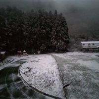 快新聞／寒流襲台山區道路積雪結冰 4路段「限掛雪鏈通行」