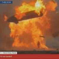 SpaceX「星艦」原型機試飛降落成功　著陸8分鐘後突爆炸墜毀