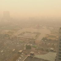 快新聞／中國沙塵今夜南下壟罩台灣 明全台空氣品質亮橘色、紅色警示