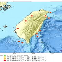 東部海域地震規模5.2　最大震度花蓮3級