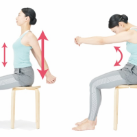 只要坐著或站著就能運動！2步驟，一起放鬆肋骨和脊椎，迅速恢復精神...