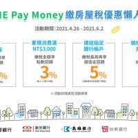 LINE Pay Money繳稅增至14縣市 房屋稅最高10%回饋