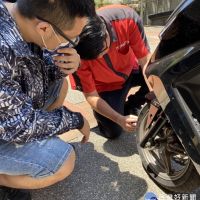母親節最佳禮物　竹市監理站機車輪胎安檢訓練