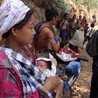克倫族遭緬軍轟炸 2萬難民流離失所躲叢林