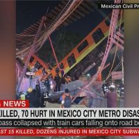 快新聞／墨西哥市高架橋坍塌 捷運墜落至少15死