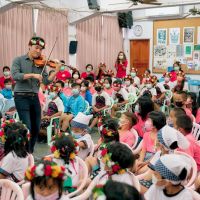 小提琴家陳銳帶領青年音樂家 牽起與卑南阿美族孩童音樂情緣