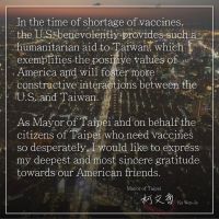 柯P撂英文感謝美國送疫苗　轟中央接種順序非常含糊