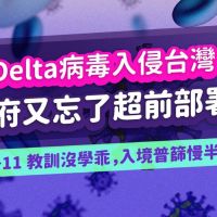 民眾黨：入境廣篩27日才開始 印度Delta變種病毒已進台灣社區